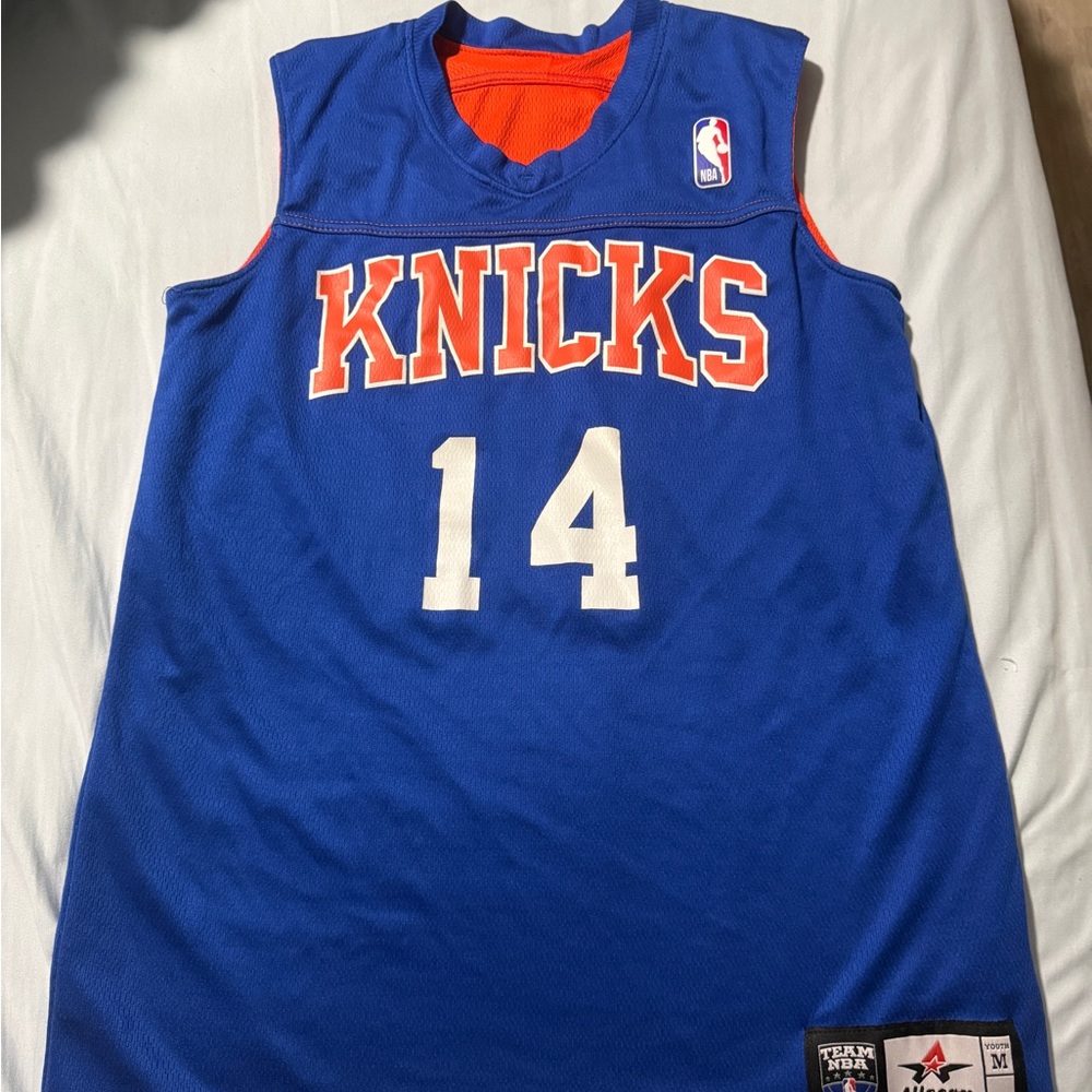 Kids Blue Knicks Basketball Jersey